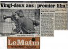 Article journal Le Matin 1984